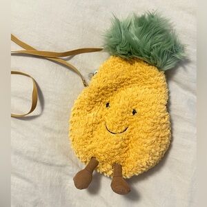 Jellycat pineapple crossbody bag